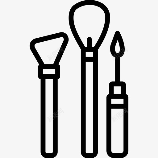 化妆刷化妆品工具图标svg_新图网 https://ixintu.com 化妆 化妆品 工具
