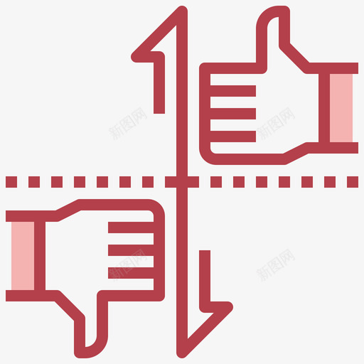基准影响者营销红色其他图标svg_新图网 https://ixintu.com 其他 基准 影响 红色 营销