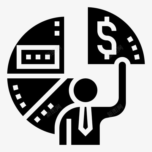 市场商业战略22字形图标svg_新图网 https://ixintu.com 商业 字形 市场 战略