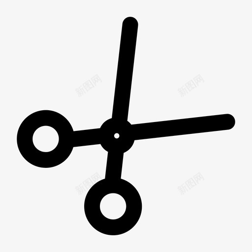 剪刀裁剪剪图标svg_新图网 https://ixintu.com 公司和 剪刀 剪剪 办公室 裁剪