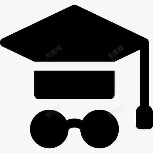 Mortarboard高中25岁图标svg_新图网 https://ixintu.com 高中