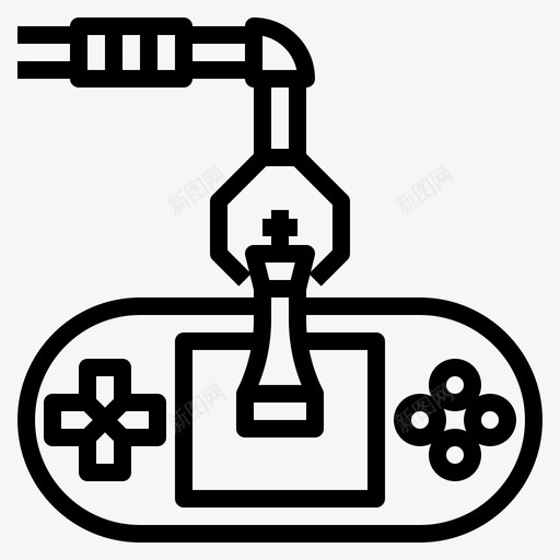 人工智能人工智能86线性图标svg_新图网 https://ixintu.com 人工智能 线性