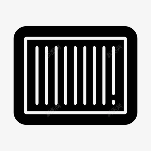 条形码产品商店图标svg_新图网 https://ixintu.com 产品 商店 条形码