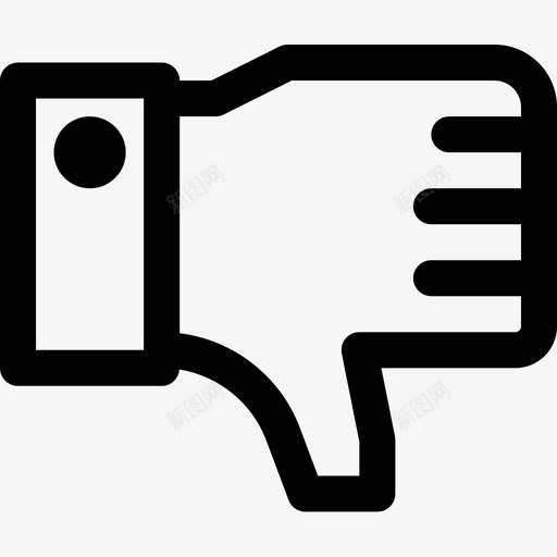 不喜欢要素61直系图标svg_新图网 https://ixintu.com 不喜欢 直系 要素