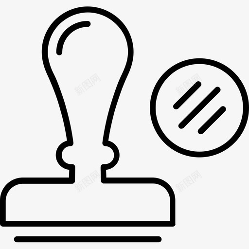 印章徽章证书图标svg_新图网 https://ixintu.com 办公 印章 原件 工具 徽章 橡皮 证书