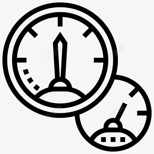 车速表汽车配件线性图标svg_新图网 https://ixintu.com 汽车配件 线性 车速