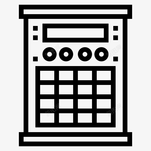 加热器冬季122线性图标svg_新图网 https://ixintu.com 冬季 加热器 线性