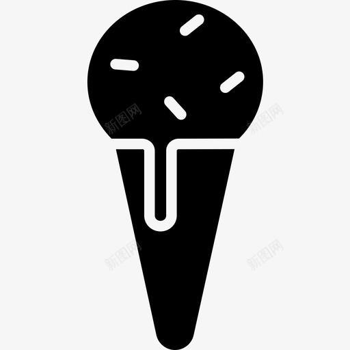 冰淇淋马戏团54固体图标svg_新图网 https://ixintu.com 冰淇淋 固体 马戏团