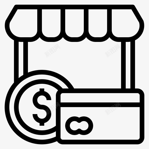 商店休闲消费者图标svg_新图网 https://ixintu.com 休闲 商店 团体 在线 快乐 提纲 消费者 购物
