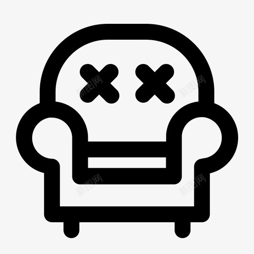 采购产品扶手椅家具内部图标svg_新图网 https://ixintu.com 产品 内部 家具 家庭 座位 扶手 沙发 采购