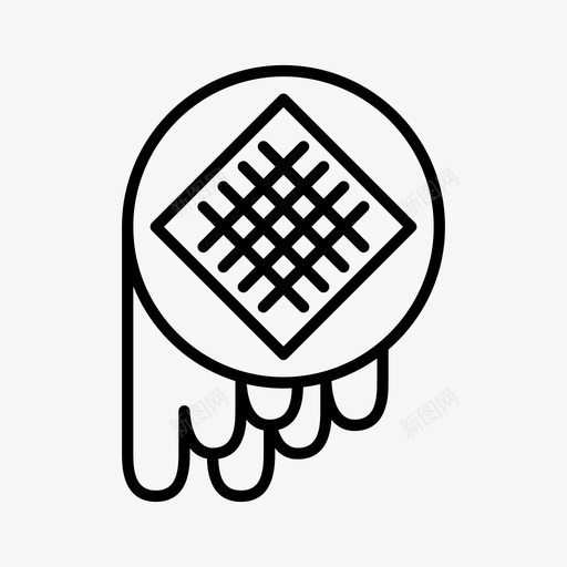 饼干奶油甜点图标svg_新图网 https://ixintu.com 华夫 奶油 甜点 美味佳肴 饼干