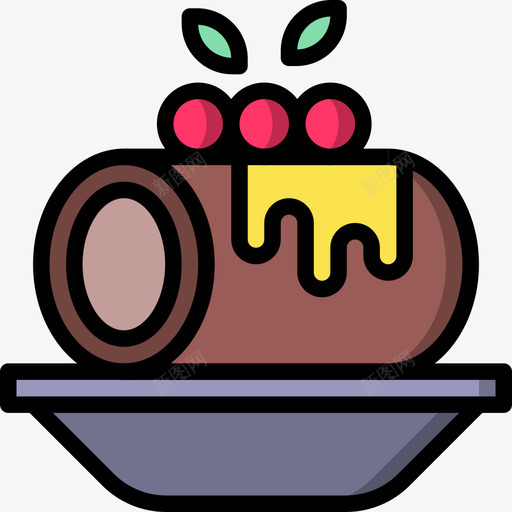 面包房面包房100线性颜色图标svg_新图网 https://ixintu.com 线性 面包房 颜色
