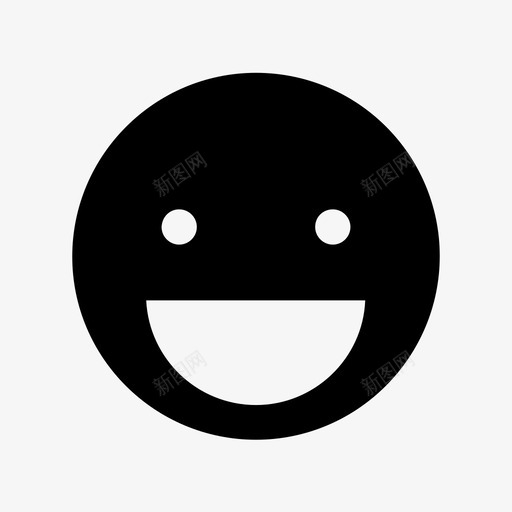 微笑态度表情图标svg_新图网 https://ixintu.com 微笑 快乐 态度 积极 表情