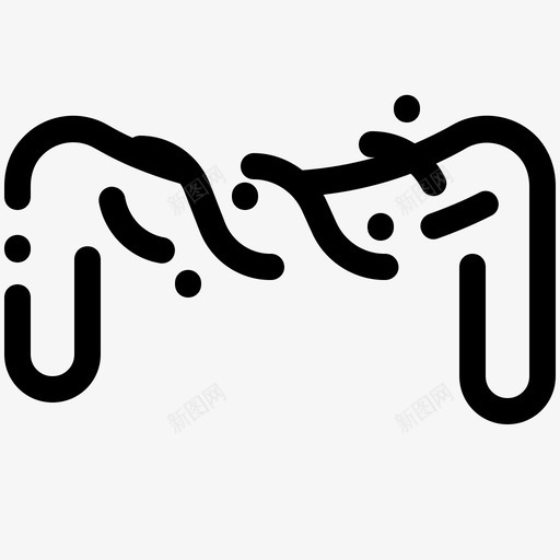 圣诞花环圣诞树装饰图标svg_新图网 https://ixintu.com 冬天 圣诞 圣诞树 圣诞节 新年 花环 装饰
