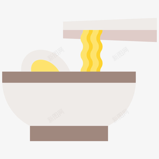 面条133号餐厅平铺图标svg_新图网 https://ixintu.com 平铺 面条 餐厅