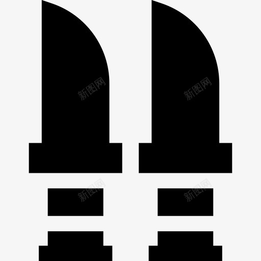 刀军用38刀填充图标svg_新图网 https://ixintu.com 38刀 军用 填充