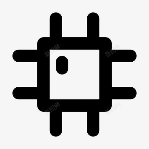 采购产品电子计算机芯片集成电路图标svg_新图网 https://ixintu.com 产品 处理器 存储 微处理器 概述 电子 电子计算机 芯片 采购 集成电路
