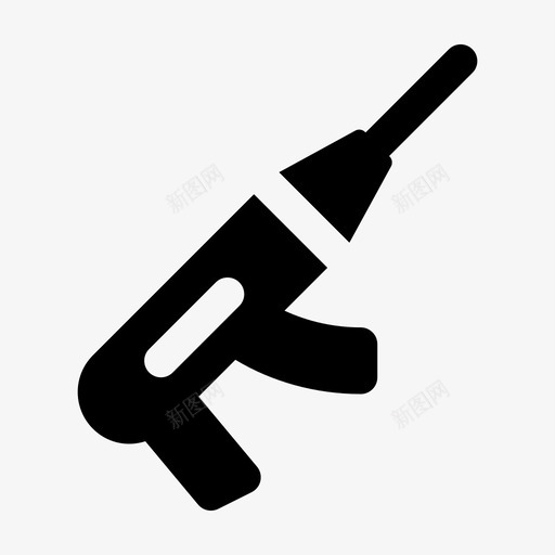 AK47军队枪图标svg_新图网 https://ixintu.com 军事 军队 图标 士兵 武器 铭文 飞人