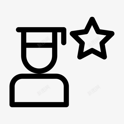 学生毕业帽子时装图标svg_新图网 https://ixintu.com 上衣 公司 办公室 商务 大纲 学生 工作 帽子 时装 毕业