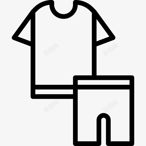 服装生活方式29线性图标svg_新图网 https://ixintu.com 服装 生活方式 线性