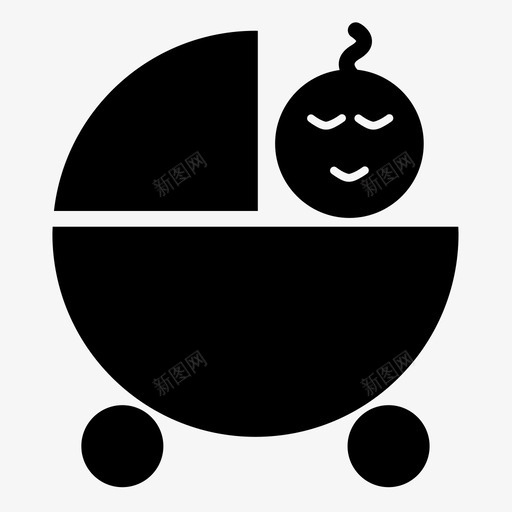 婴儿手推车商店婴儿车图标svg_新图网 https://ixintu.com 商店 婴儿 婴儿车 手推车