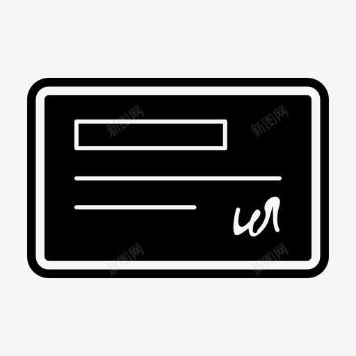 支票银行业务支票簿图标svg_新图网 https://ixintu.com 付款 支票 支票簿 电子商务 银行业务