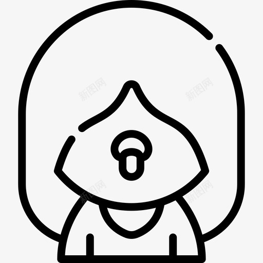 女孩万圣节167直系图标svg_新图网 https://ixintu.com 万圣节 女孩 直系