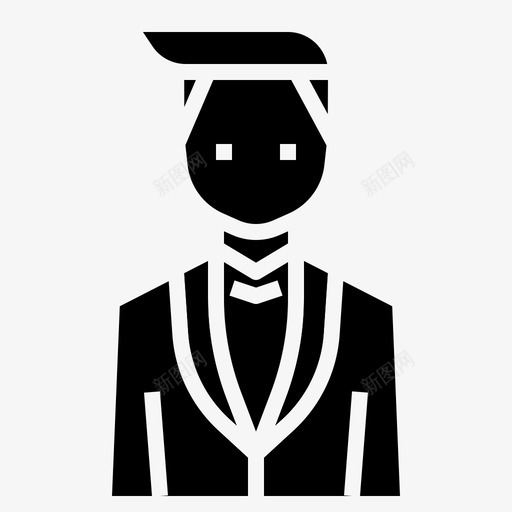 新郎婚礼194填充图标svg_新图网 https://ixintu.com 填充 婚礼 新郎