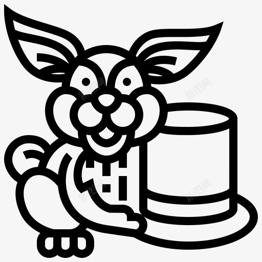 兔子马戏团81直系图标svg_新图网 https://ixintu.com 兔子 直系 马戏团