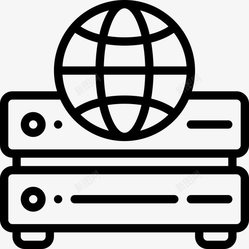 数据库大数据74线性图标svg_新图网 https://ixintu.com 大数 数据 数据库 数据线 线性