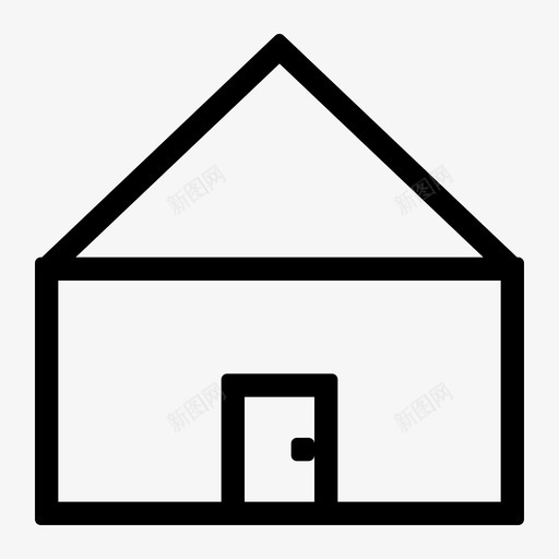 家公司房子图标svg_新图网 https://ixintu.com 公司 别墅 办公室 商业 工作 房子 村庄 概述