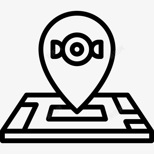 位置糖果16直线图标svg_新图网 https://ixintu.com 位置 直线 糖果
