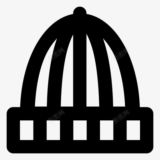 婴儿头巾帽子头饰图标svg_新图网 https://ixintu.com 儿童 头巾 头饰 婴儿 帽子 护垫