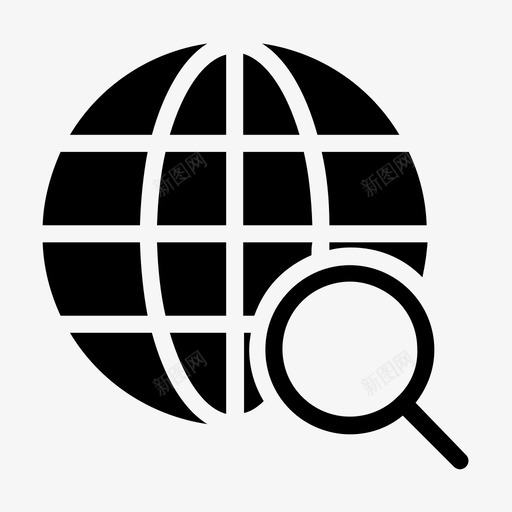 搜索全局浏览器internet图标svg_新图网 https://ixintu.com 全局 图示 搜索 放大镜 浏览器 线图 网络营销 联机