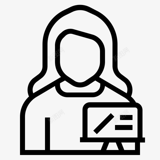 教师工作和职业1大纲图标svg_新图网 https://ixintu.com 大纲 工作 教师 职业