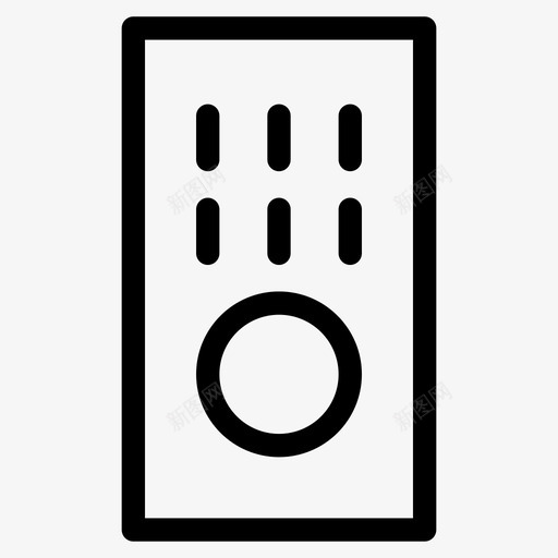遥控器交流遥控器电视遥控器图标svg_新图网 https://ixintu.com 交流 技术 控制器 无线 概要 电视 第卷 遥控器