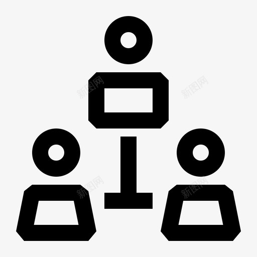 网络同事社区图标svg_新图网 https://ixintu.com 企业 关系 同事 概况 社区 网络 职位