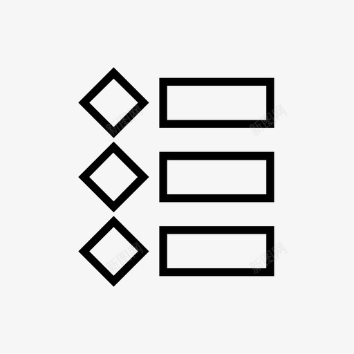 菜单项目符号列表按钮图标svg_新图网 https://ixintu.com 列表 按钮 用户界面 界面 符号 菜单 设置 项目