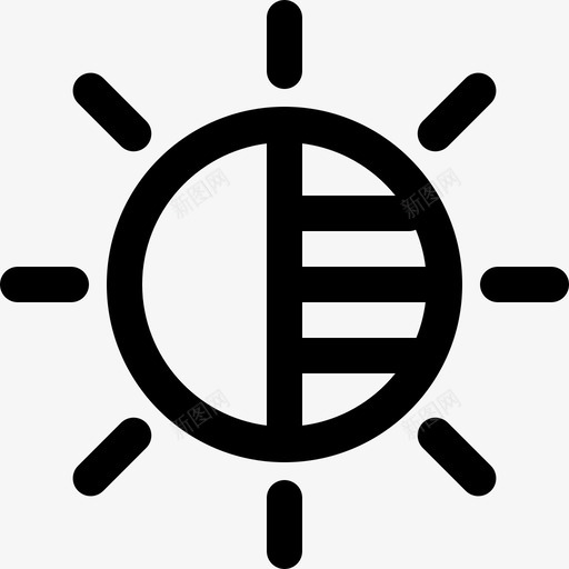 对比要素61线性图标svg_新图网 https://ixintu.com 对比 线性 要素