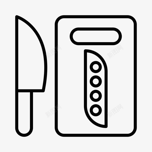 砧板厨师烹饪图标svg_新图网 https://ixintu.com 厨师 烹饪 砧板 食物 饮食