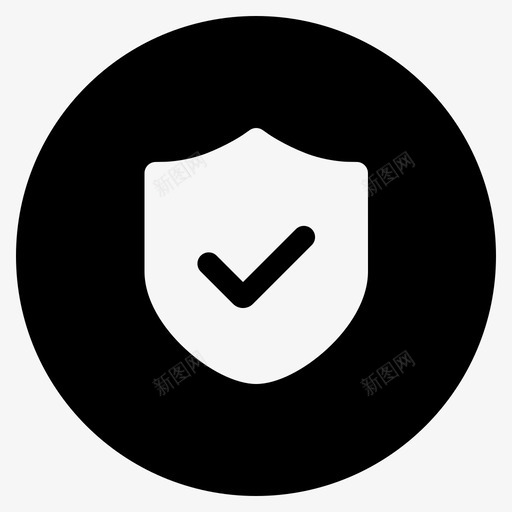 安全保障-圆底svg_新图网 https://ixintu.com 安全保障-圆底