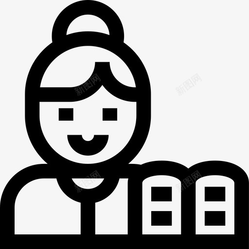 教师工作和专业5直系图标svg_新图网 https://ixintu.com 专业 工作 教师 直系
