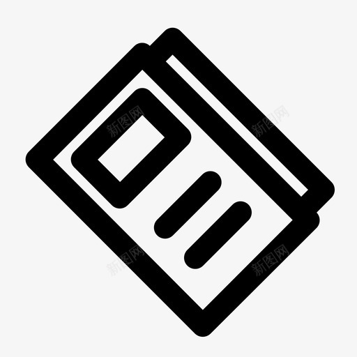 菜单联系人簿食物图标svg_新图网 https://ixintu.com 列表 平面 联系人 菜单 订单 食物 餐厅