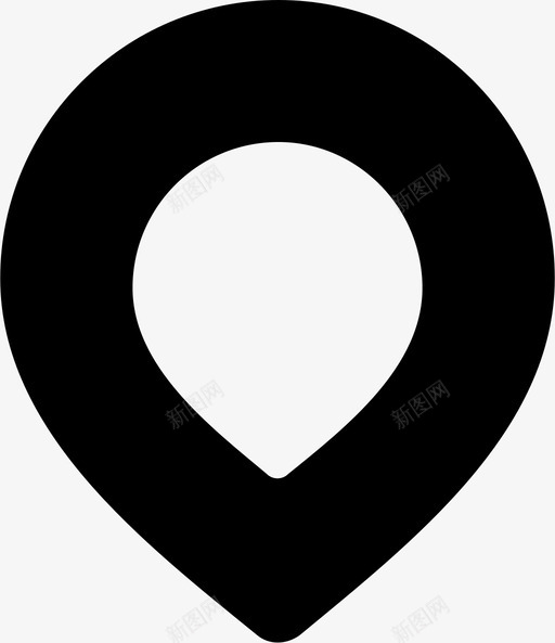 定位销定位指针地图销图标svg_新图网 https://ixintu.com 地图 定位 指针