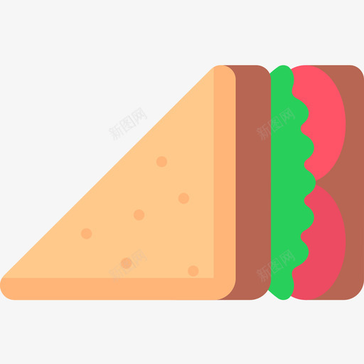 三明治纯素食品5无糖图标svg_新图网 https://ixintu.com 三明治 无糖 纯素 食品