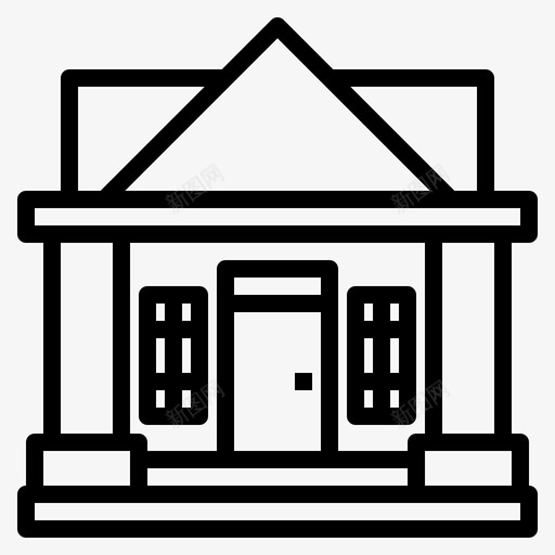 建筑顾问公寓图标svg_新图网 https://ixintu.com 公寓 建筑 快乐 房地产 指导 未来 概述 顾问