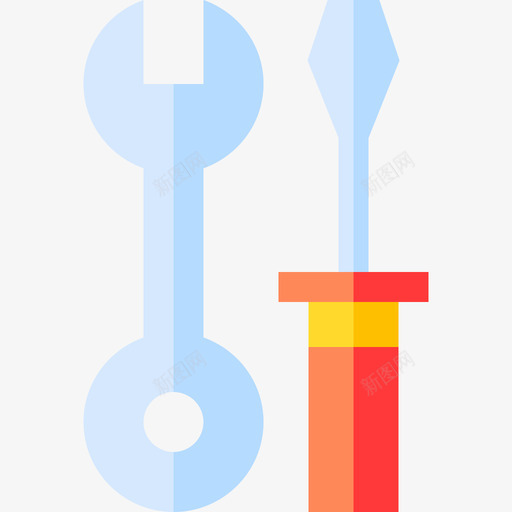 设置云计算和网络6平面图标svg_新图网 https://ixintu.com 云计算 平面 网络 设置