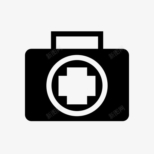 医疗公文包急救箱图标svg_新图网 https://ixintu.com 公文包 医疗 医院 急救箱 药品