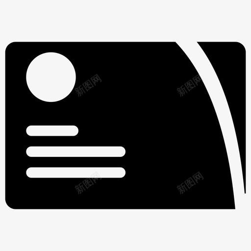 名片公司图标svg_新图网 https://ixintu.com 公司 名片