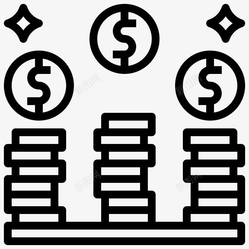 现金购物164直系图标svg_新图网 https://ixintu.com 现金 直系 购物